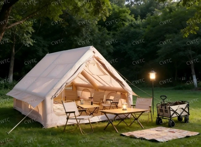 inflatable family glamping tent-12sqm-exterior